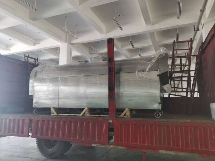 Chikemachinery delivered the continue roasting line to Guizhou Laoganma company