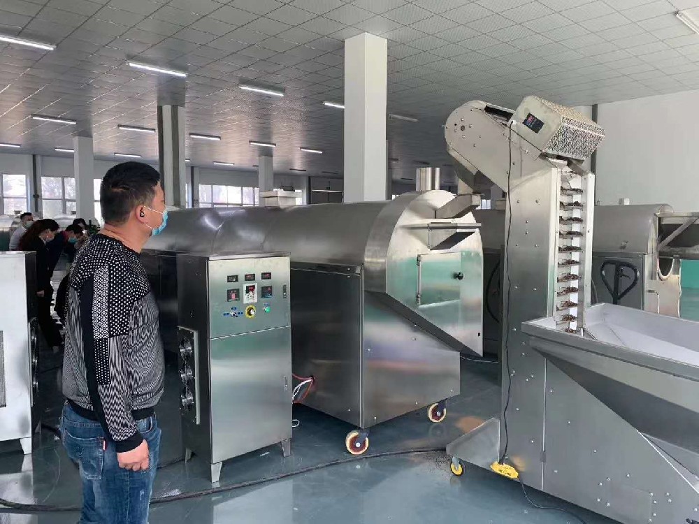 DCCL7-60 continue roasting line for sunflower seeds ordered by Xinjiang customer