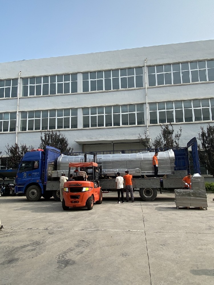 Eight-meter roasting production line send to Shijiazhuang,Hebei Province.